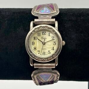 Silver & Purple Nadia Watch